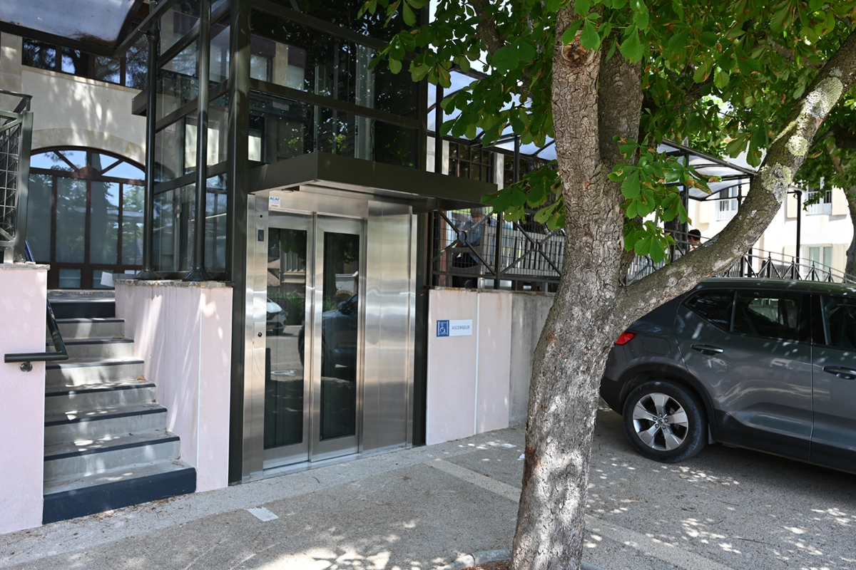 Ascenseur ERP installé à la Chaîne Thermale du Soleil à Lamalou-les-Bains
